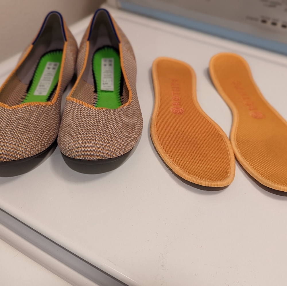 Yellow Used Women's Rothy's Flats Size 9
